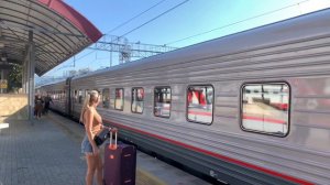 Прибытие Электровоза 2ЭС4К-071 с поездом №226 Адлер-Мурманск