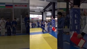 Заключительная тренировка в школе по дзюдо ORTUS.KZ. Дзюдо в Астане, тренер Пак Сергей Александрови