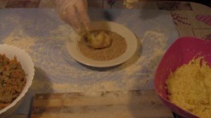 Картофельные зразы. Картофельные пончики с начинкой.