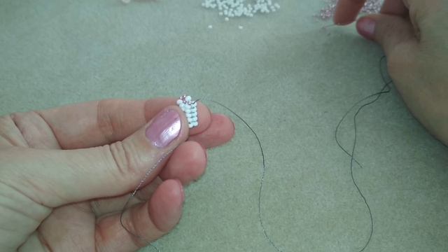Necklace. Жгут ндебеле из бисера. МК