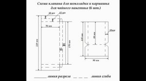 ШОКОЛАДНИЦА - КАРАНДАШ для учителя  (схема + МК)