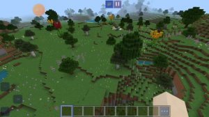 Minecraft биом с цвиточками