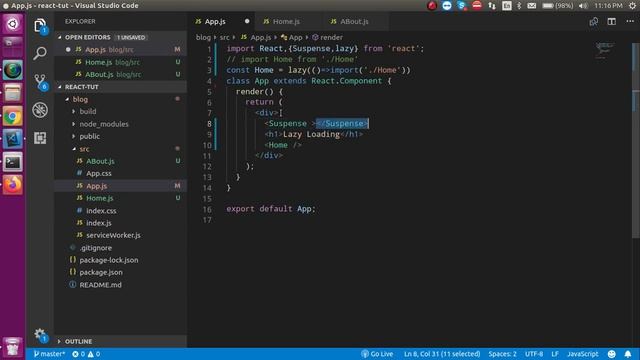 React js Hindi Tutorial #36 Lazy loading смотреть онлайн