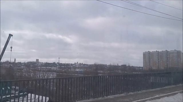 Поездка на Тульском трамвае tatra T6B5SU по 14 маршруту смотреть онлайн