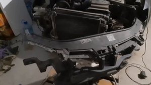 От Аматора. Passat b6 2.0 tdi Чистка радиатора кондиционера и интеркулера, двигателя