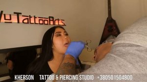 Tongue Piercing. Tattoo & Piercing in Kherson City. Пирсинг языка в Херсоне. @paul_vu_tattooarts