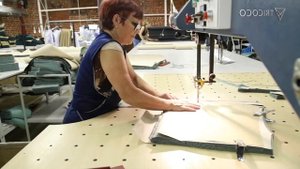 Раскройный цех трикотажного предприятия
