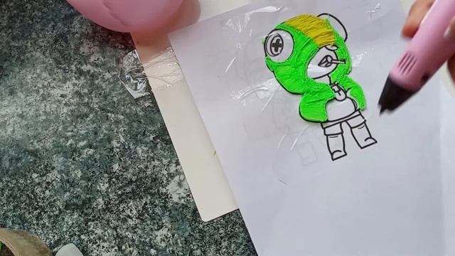 //Рисуем Леона 3D ручкой// смотреть онлайн