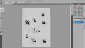 How to make splatter brushes from scratch in GIMP and Photoshop