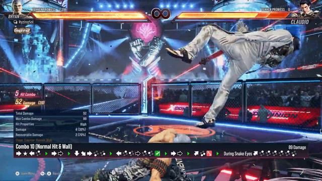 BRYAN FURY Sample Combos | TEKKEN 8 CNT смотреть онлайн