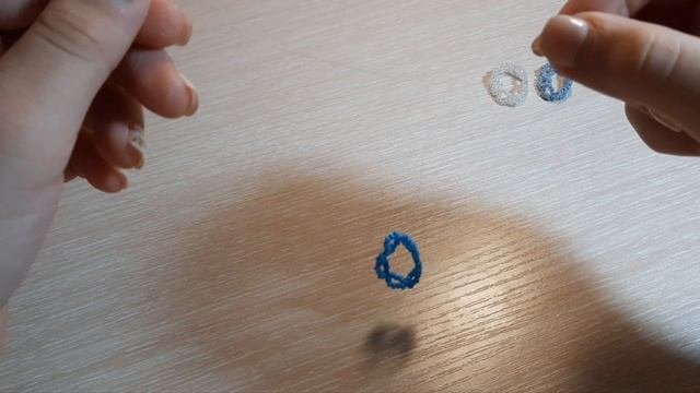 Кольцо из бисера кругляшки ?♾