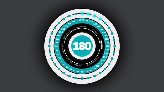 180 BPM / Gap Metronome 1 Bar [4/4] смотреть онлайн