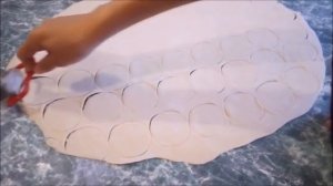 Домашние пельмени.Быстрая Нарезка теста для пельменей/Quick Cutting of dough for dumplings