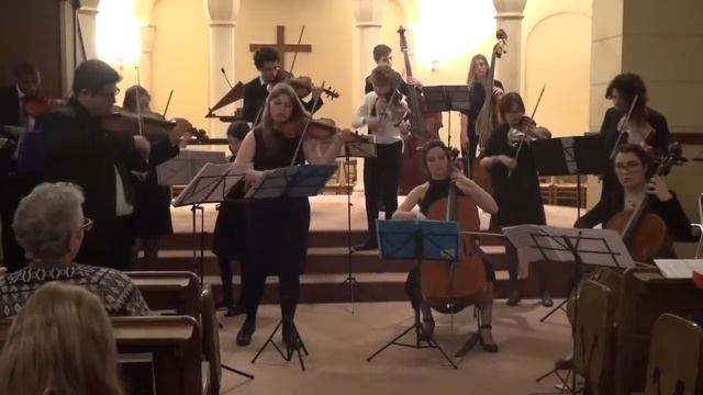 Vivaldi concerto 2 violons 2 violoncelles RV575 1er mvt Ensemble Spiritelli de David Castro-Balbi