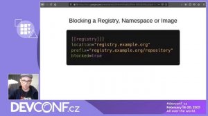 The ABC of Container-Image Management - DevConf.CZ 2021