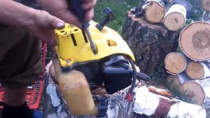 Бензокоса Калибр. Сборка после нескольких мастеров. | Assembling the trimmer after several masters.