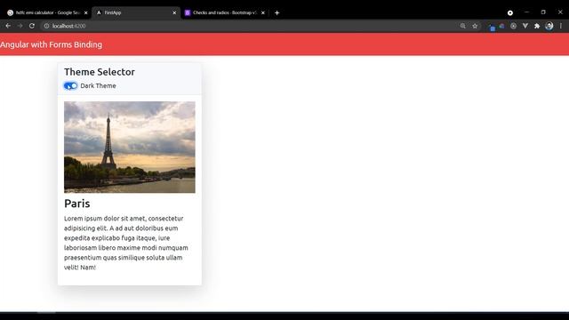23 angular forms binding theme selector | Angular 12 Tutorial | NAVEEN SAGGAM смотреть онлайн