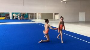 Спортивная Акробатика Женская пара  Баланс 3 спортивный Беликова Алина Силина Арина