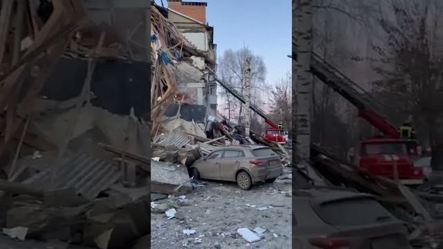 В городе Ефремов Тульской области произошел взрыв газа в жилом доме