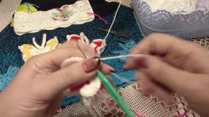 Вязание бабочки крючком. Видеоурок.