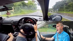 Subaru Legacy 3.0R vs Honda Accord Euro R