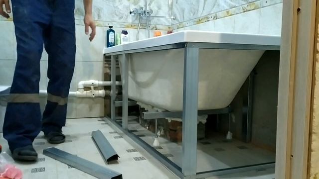 Экран для ванны.Как сделать экран под ванну. смотреть онлайн