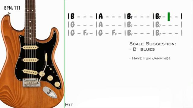 Stadium Blues Rock In B _ Guitar Backing Track