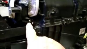 разборка кожуха печки Mitsubishi grandis