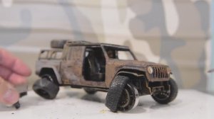 Jeep Wrangler GLADIATOR - Ржавый восстановленный брошенный автомобиль - Армейская техника
