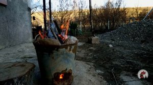 Köhnə Vedrədən Soba Düzəltdik | Kend Heyati