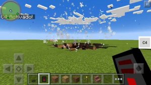 C4 Mod-Закладка Бомбы в Minecraft PE 0.14.0