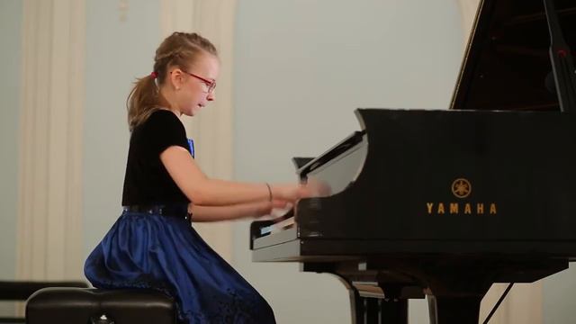 Olga Ivanenko 11 yo. Grand Piano Competition, 1 round. D. Krivitsky смотреть онлайн