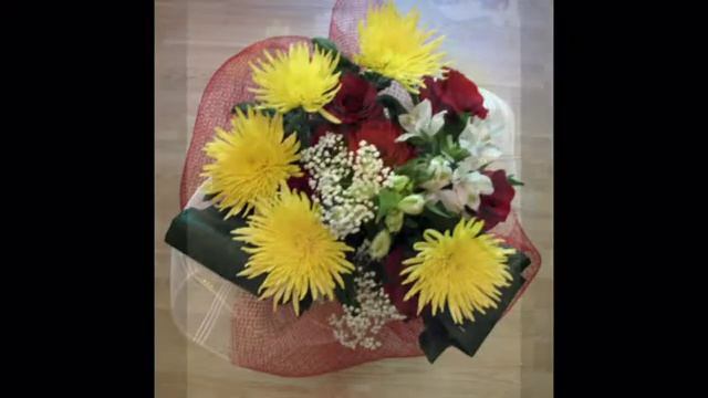 композиции из живых цветов смотреть онлайн