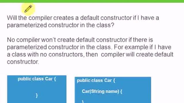 When java compiler creates default constructor or no argument constructor!