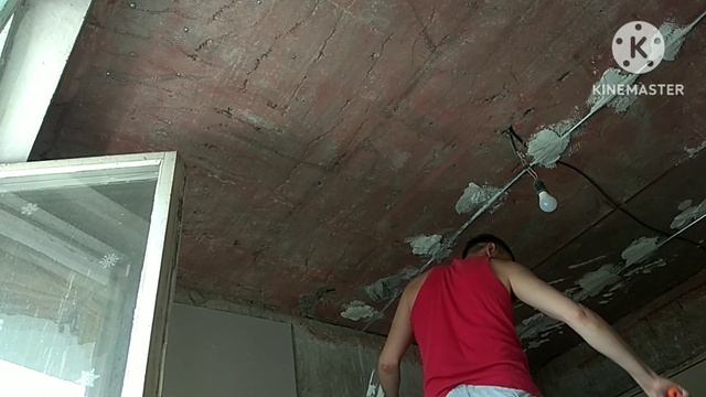 Выравнивание потолка. Все этапы.