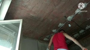Выравнивание потолка. Все этапы.