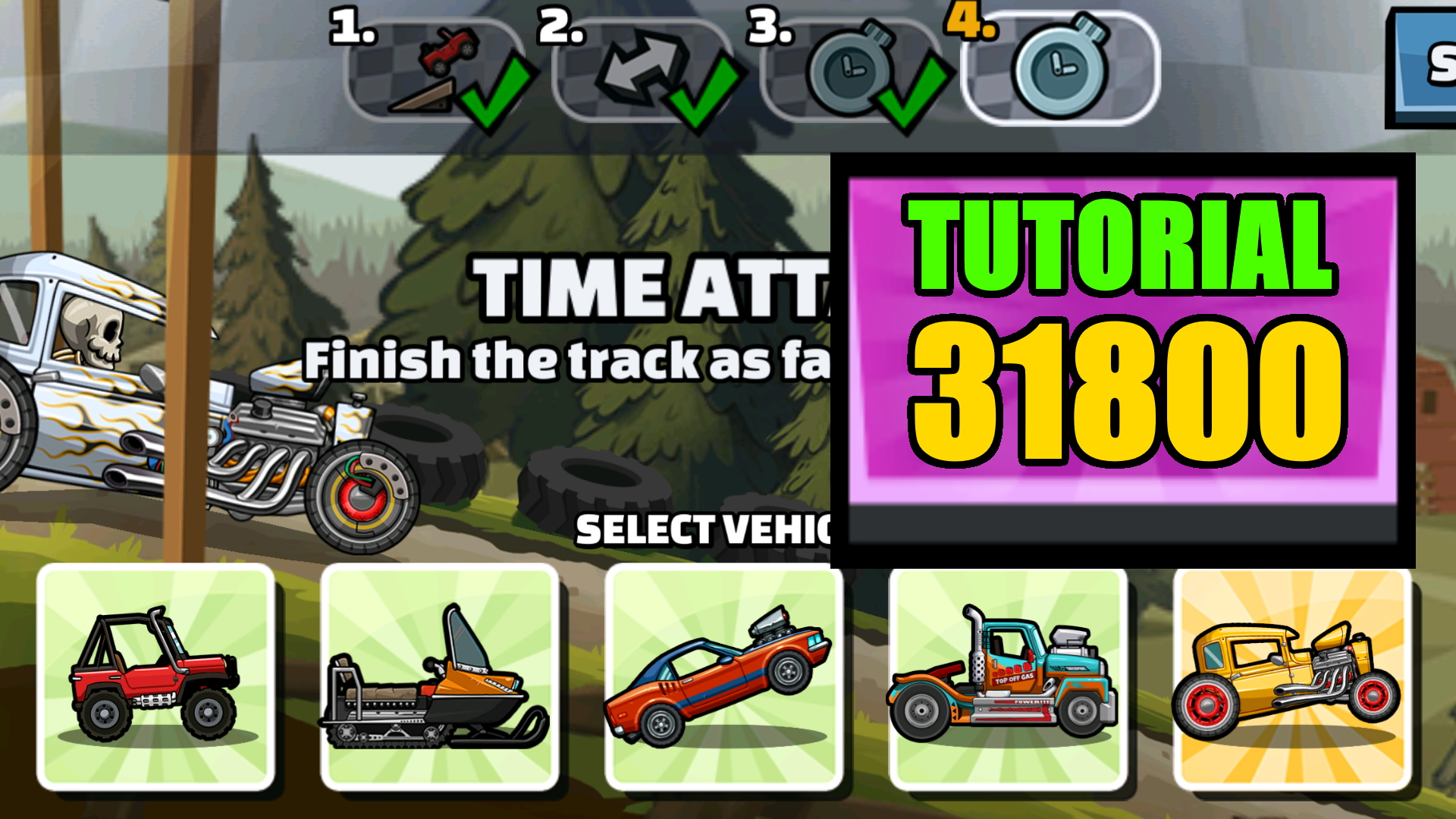 Hill Climb Racing 2 - ? 31800 Tutorial ? (Art Of Flight)