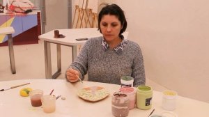 Мастер-класс «Роспись тарелочек из глины»