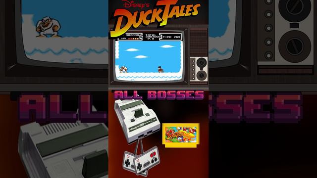 Duck Tales - All bosses #shorts #nes #retro #platform #action #allboss.