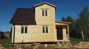 Заказ-Дом: обзор одного из интересных проектов деревянного дома, строительство под ключ