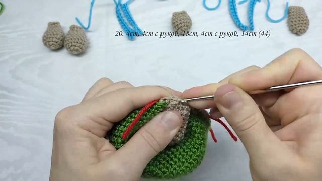 2я-Часть Заяц-Гном/Мастер-класс/Part 2 Hare Gnome/English Patterns in Description