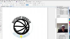 CorelDRAW Text to Bottom of Circle Path Design Tutorial | Graphics Suite x7 x8 2017 2018 2019