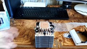 Башенный куллер для процессора Lanshuo с 6 трубками, аналог снеговика