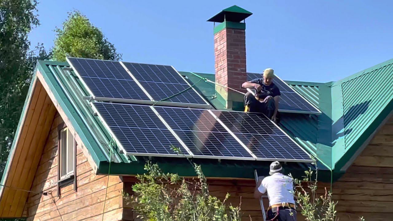 Монтаж Гибридной солнечной станции (г. Кстово, Нижегородская обл.)