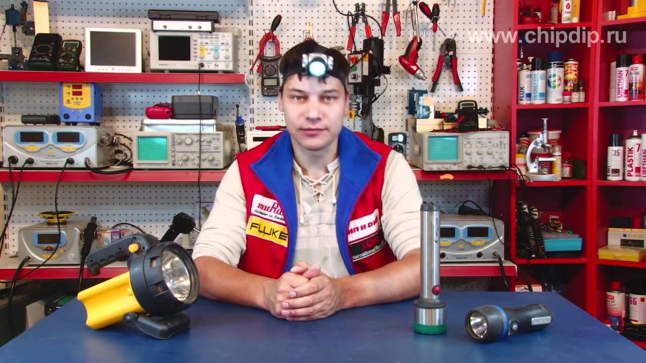 Фонарь налобный светодиодный