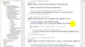 lesson14 29 CitiesFragment java  Methods onSaveInstanceState, a