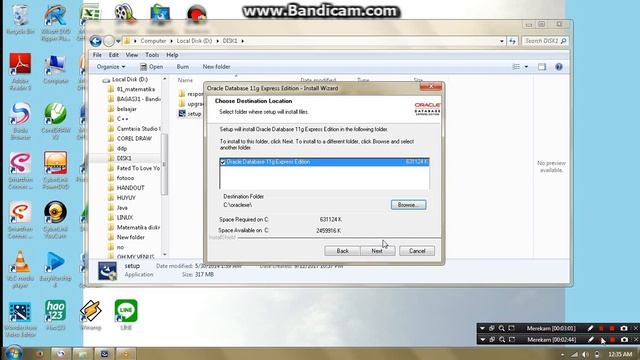 Tutorial Install Oracle 11g Express Edition - Indah Martika Pasaribu -  1617051105