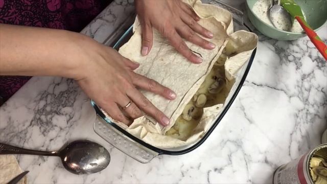 РЕЦЕПТ ЛАЗАНЬИ/ ПОСТНАЯ ЛАЗАНЬЯ/ ЛАЗАНЬЯ С ГРИБАМИ