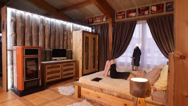 Камины для дачи дровяные | Спальня из массива дерева | КЕЛО #Камины #Мебель #Кело