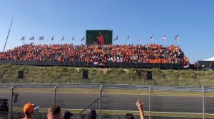 AMAZING DUTCH ANTHEM FOR THE VICTORY OF MAX VERSTAPPEN ON DUTCH GP